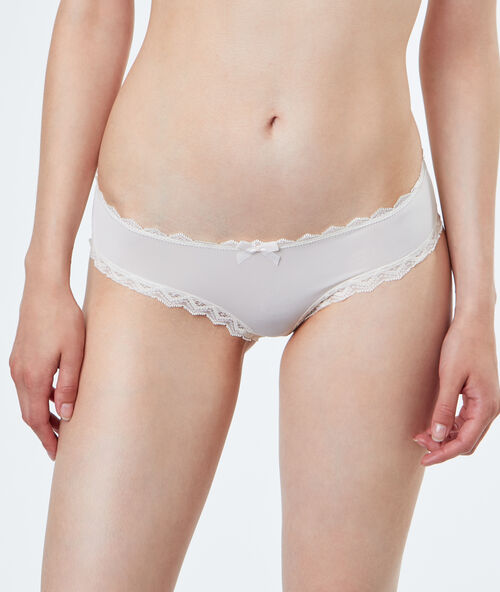 Хипстер из микроволокна экрю.