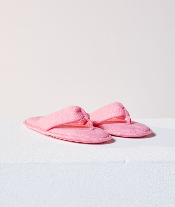 

Chaussons tongs, Rose