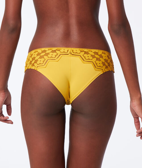 Трусики "Cheeky" из кружева и микрофибры Трусики "Cheeky" из кружева и микрофибры