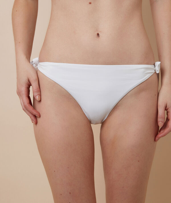 Bas de bikini brésilien - PAMPA - BLANC - 46 Bas de bikini brésilien - PAMPA - BLANC - 46