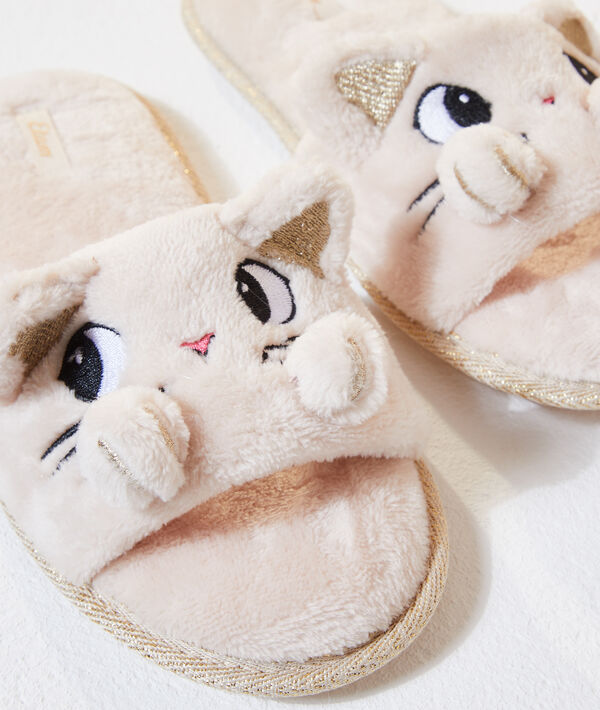 

Mules ouvertes écureuil, Beige