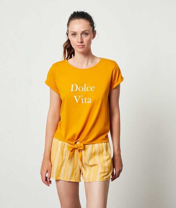 

Футболка dolce vita, Охра