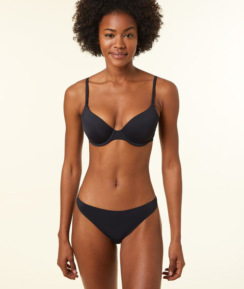 Бюстгальтер n&deg;5  - с поролоновыми вставками классический черный.