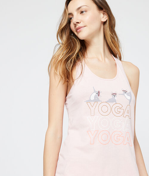 Капри с принтом нежно-розовый.